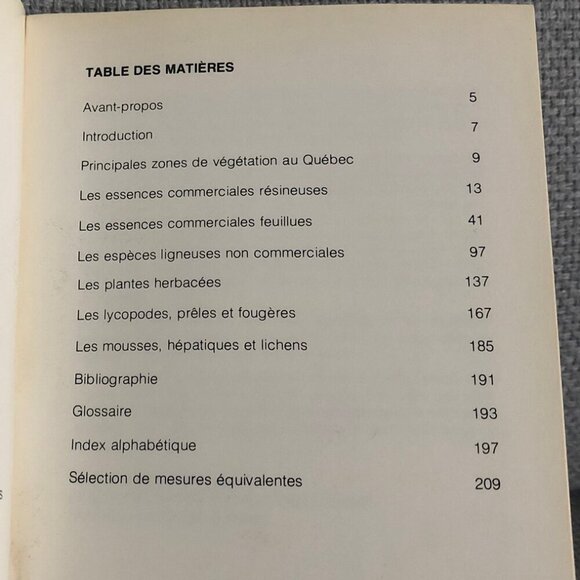VINTAGE 1974 Petite Flore Forestière du Québec Flora Identification Pocket Book - Picture 8 of 12